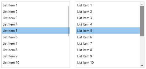 Wpf Listview Scrollbar Not Showing