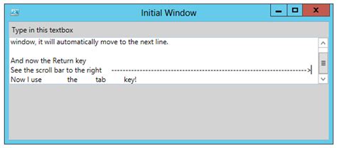 Wpf Textbox Readonly Scrollable