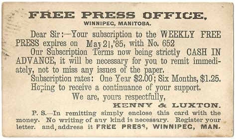 wpg free press subscription rates