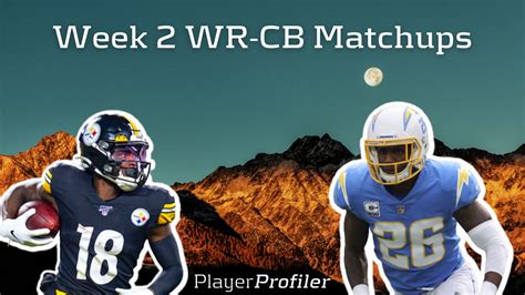 wr vs cb matchups week 2