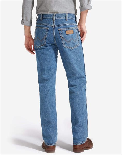 wrangler jeans for men original straight leg