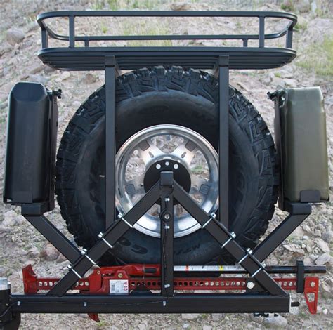 wrangler spare tire cargo rack