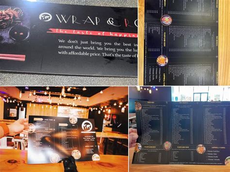 Bay Wrap menu in Augusta, Maine, USA