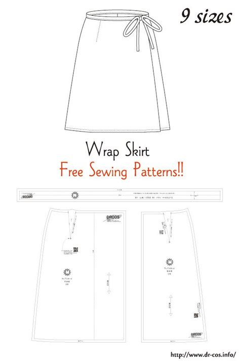 Wrap Around Skirt Sewing Pattern