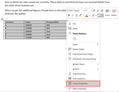 wrap hyperlink text in word table
