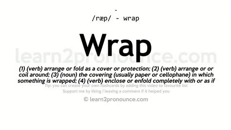 Wrap Meaning Malayalam