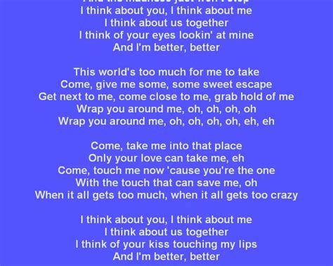 Wrap You Around Me Lyrics