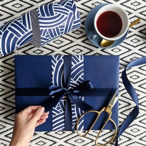 Wrapping Paper Indigo