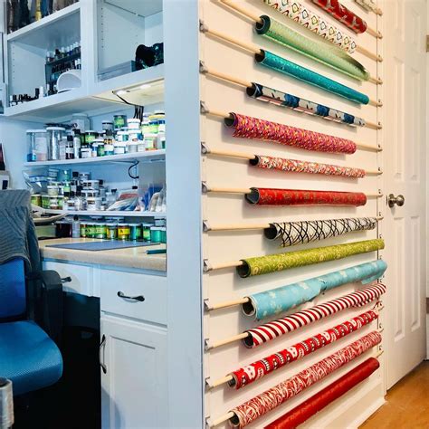 Wrapping Paper Wall Mount