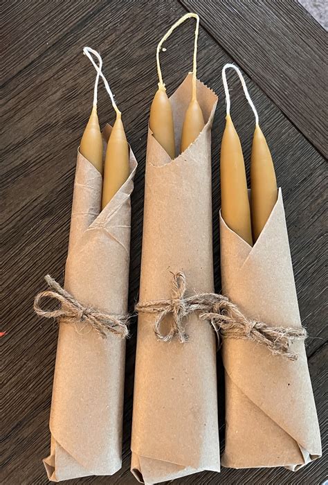 Wrapping Taper Candles