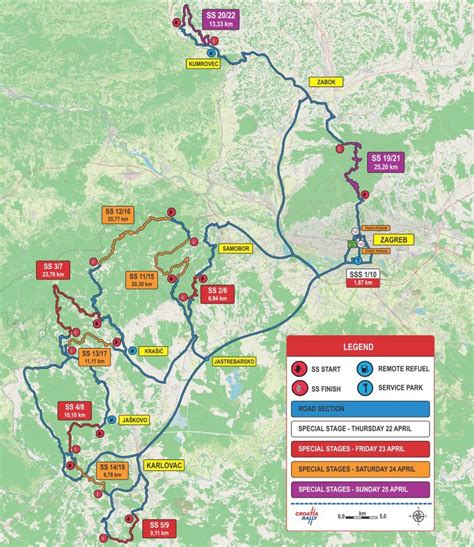 wrc croatia 2024 map pdf