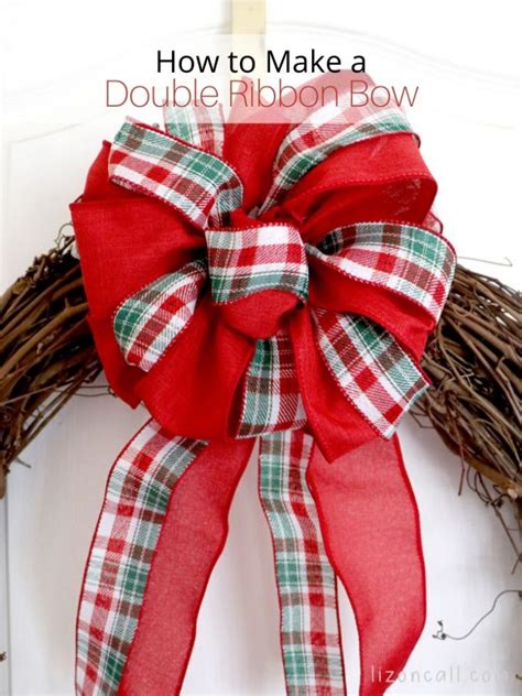 wreath ribbon bow making instructions