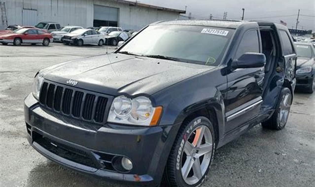 wrecked jeep srt8 for sale