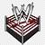 wrestling ring logo