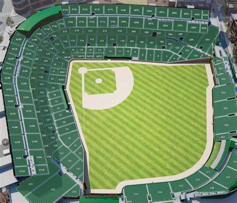 wrigley field sections