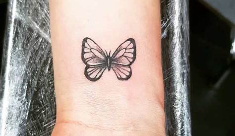 Wrist Small Black Butterfly Tattoo 23 Adorable Ideas For Women Styleoholic