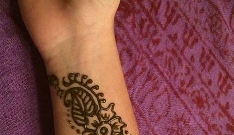 Wrist Small Henna Tattoos Simple Hand And Design Hand , Simple