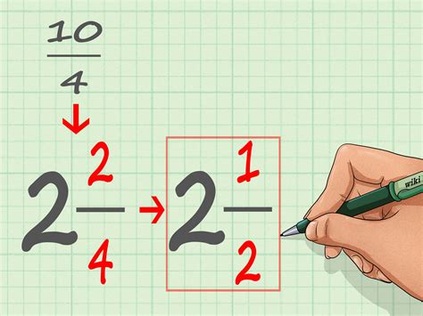 write 4 1/2 as an improper fraction