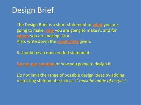 write a design brief with specifications and constraints of a forklift