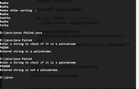 write a java program to check string is palindrome or not