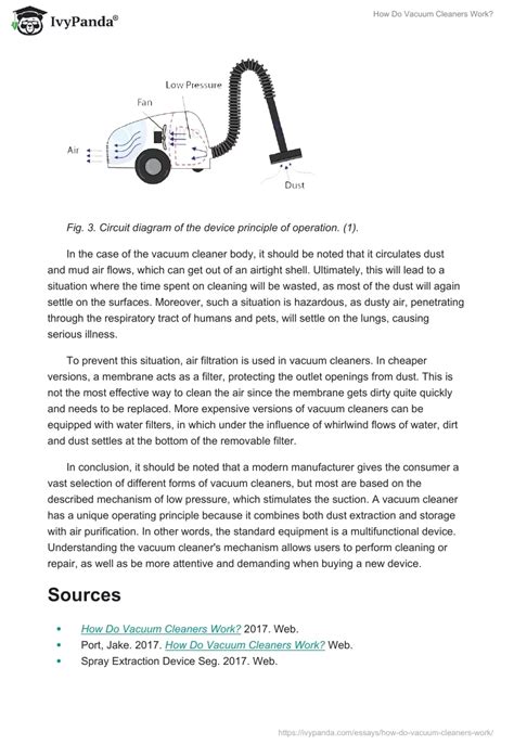 Write A Paragraph About The Lesson On How To Use And Maintain The Vacuum Cleaner