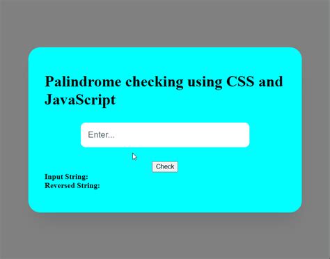 write a program for palindrome string in javascript
