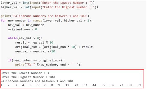 write a program to find palindrome number