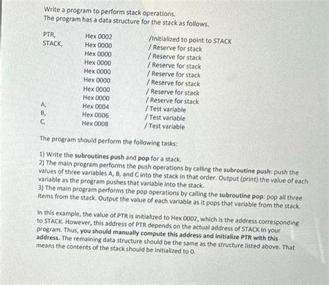 write a program to perform stack operations using proper class and methods