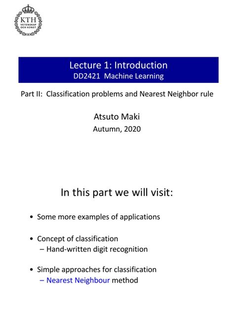 write a short note on applications of machine learning to classification problems