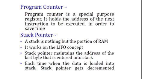 write a short note on program counter