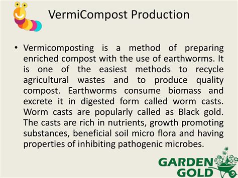 write a short note on vermicomposting class 9