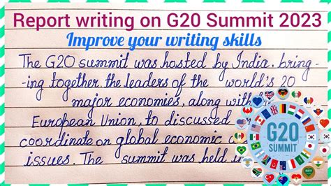 write an article on g20 summit
