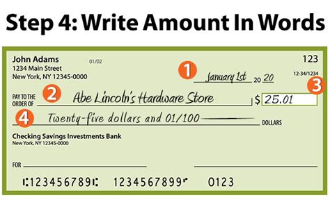 Write Check Amount In Words