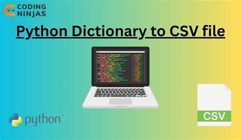 write dictionary data to csv file in python