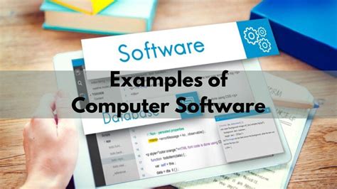 write examples of computer software