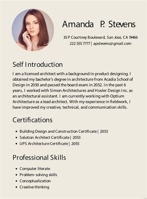 write few lines on self introduction