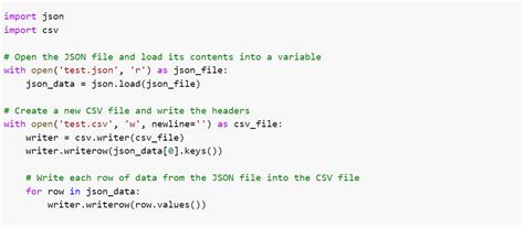write json data to csv file python