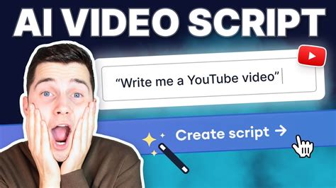 write script for youtube video ai