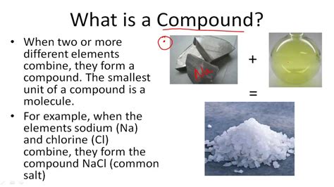 write the definition of compound with example