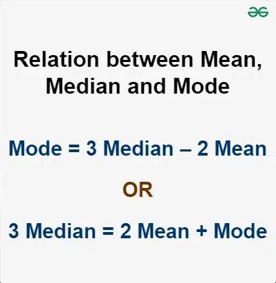 write the empirical relation between mean median and mode of given data