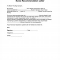 writing a letter of recommendation for nurse managers