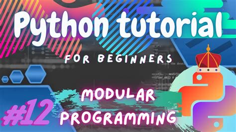 writing a modular program in python