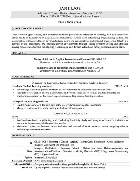 writing a resume with no work experience examples