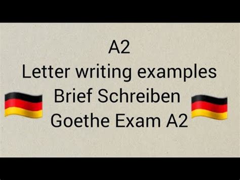 Writing Examples A2