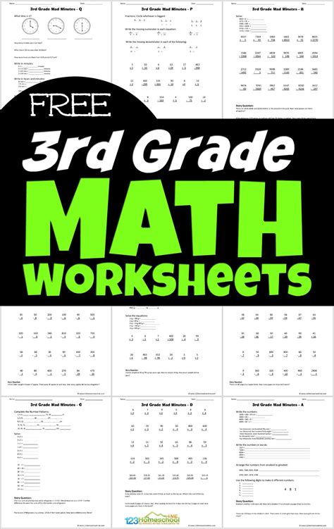 Writing In Math Problems 3Rd Grade Printable Free