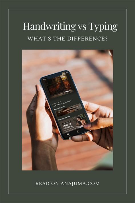 Writing Vs Typing Journal