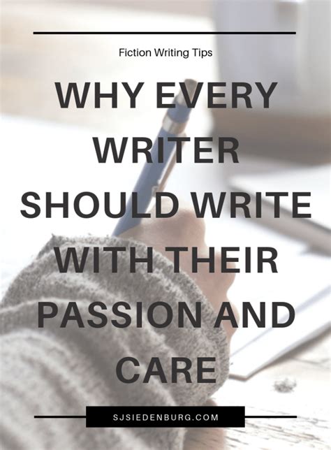 writing with a passion