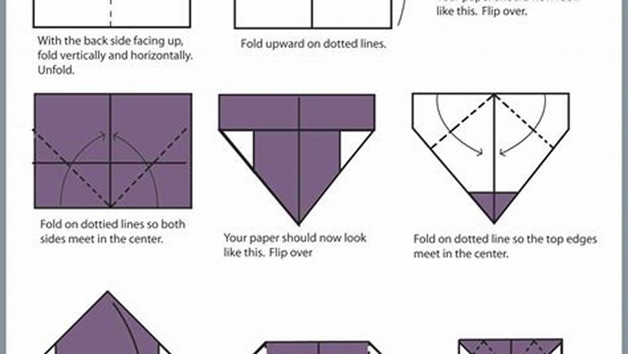 Written Instructions for Making an Origami Heart