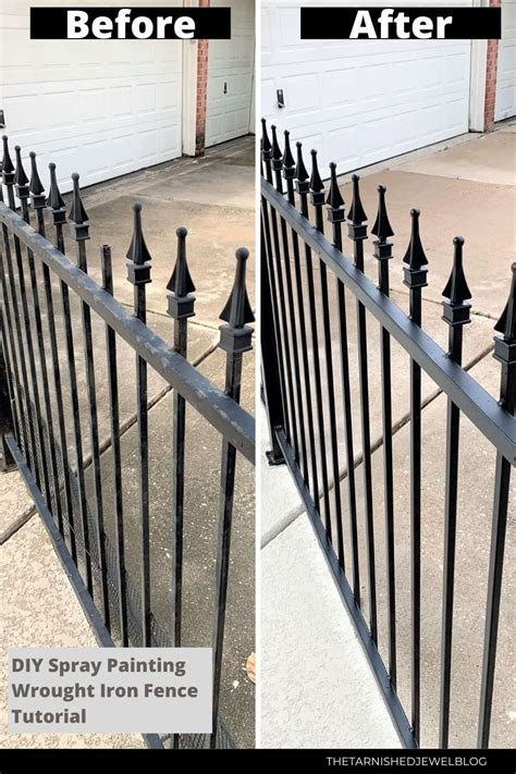 wrought iron fence paint colors