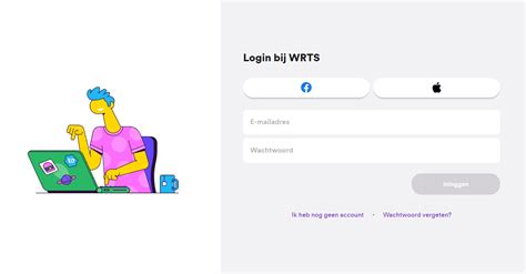 wrts inloggen zonder facebook